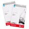 KINGART® Sketch Paper Pads - Top Spiral – 5.5" x 8.5" (2 Pack, 100 Sheets Each)